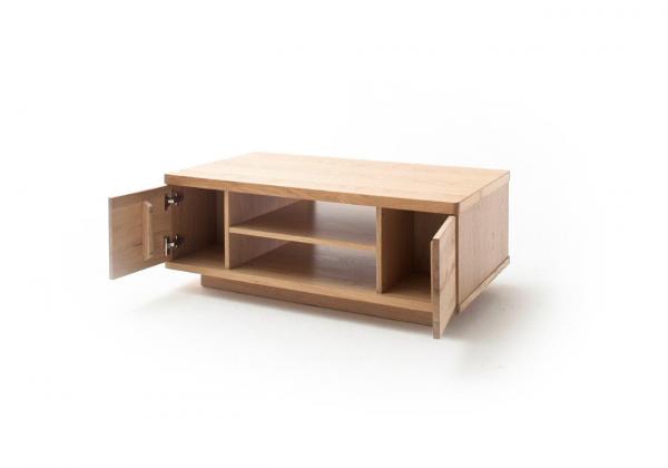 Couchtisch BARCELONA T65  115/100 cm Balkeneiche Bianco